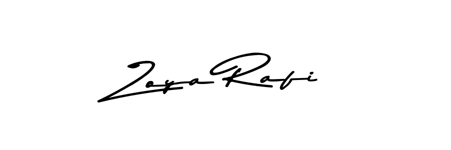 Create a beautiful signature design for name Zoya Rafi. With this signature (Asem Kandis PERSONAL USE) fonts, you can make a handwritten signature for free. Zoya Rafi signature style 9 images and pictures png