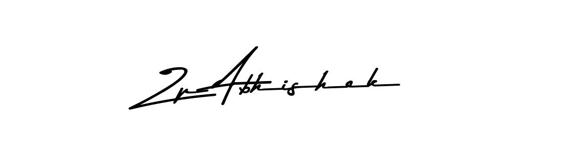 How to make Zp Abhishek signature? Asem Kandis PERSONAL USE is a professional autograph style. Create handwritten signature for Zp Abhishek name. Zp Abhishek signature style 9 images and pictures png