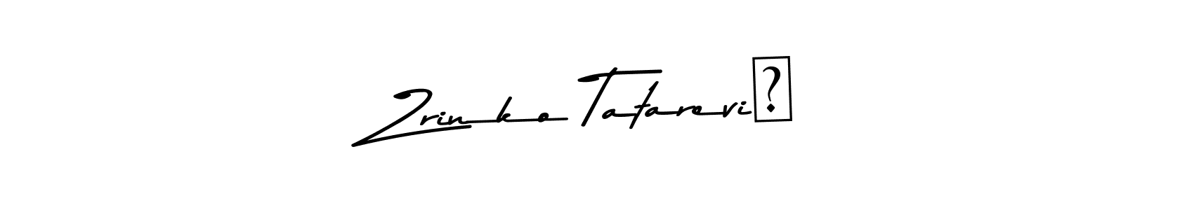 Make a beautiful signature design for name Zrinko Tatarević. With this signature (Asem Kandis PERSONAL USE) style, you can create a handwritten signature for free. Zrinko Tatarević signature style 9 images and pictures png