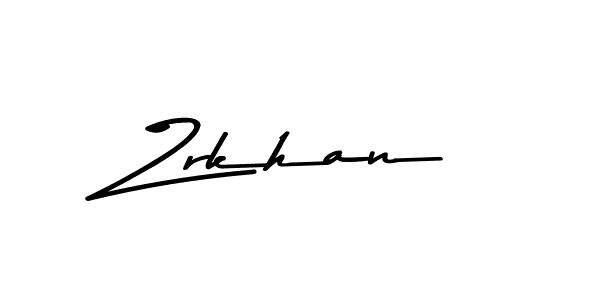 Also we have Zrkhan name is the best signature style. Create professional handwritten signature collection using Asem Kandis PERSONAL USE autograph style. Zrkhan signature style 9 images and pictures png