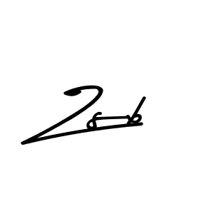 Similarly Asem Kandis PERSONAL USE is the best handwritten signature design. Signature creator online .You can use it as an online autograph creator for name Zsb. Zsb signature style 9 images and pictures png