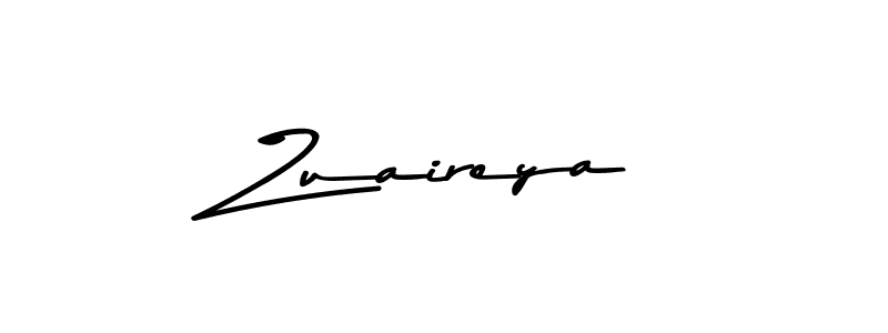 Make a beautiful signature design for name Zuaireya. With this signature (Asem Kandis PERSONAL USE) style, you can create a handwritten signature for free. Zuaireya signature style 9 images and pictures png