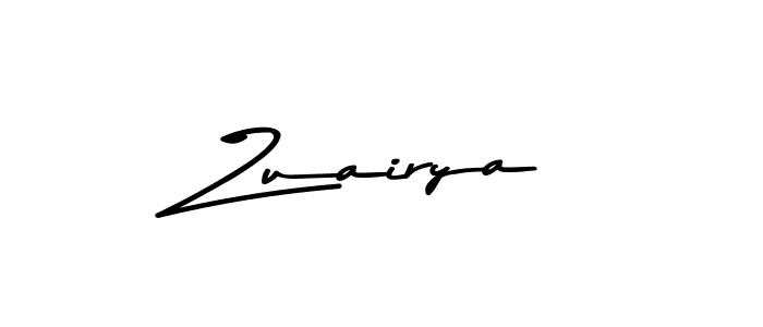 Make a beautiful signature design for name Zuairya. With this signature (Asem Kandis PERSONAL USE) style, you can create a handwritten signature for free. Zuairya signature style 9 images and pictures png