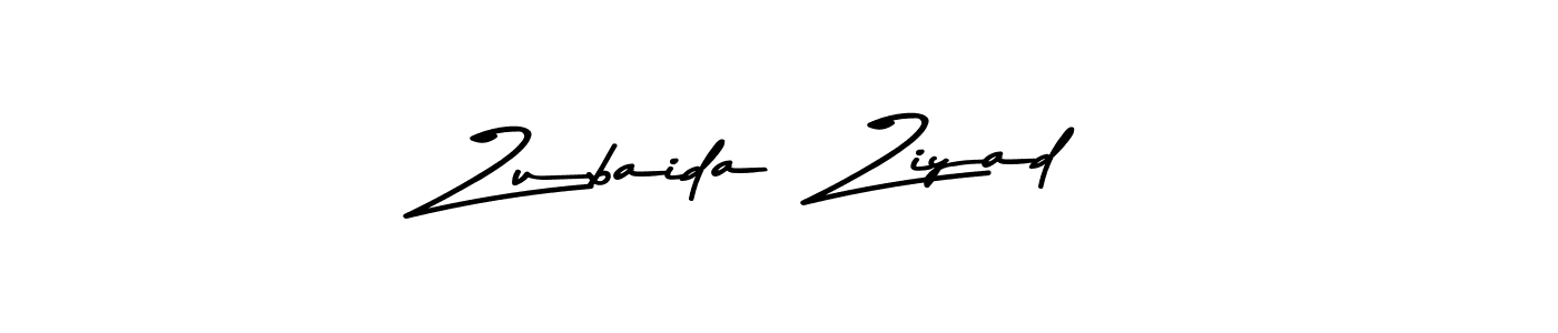 Also You can easily find your signature by using the search form. We will create Zubaida  Ziyad name handwritten signature images for you free of cost using Asem Kandis PERSONAL USE sign style. Zubaida  Ziyad signature style 9 images and pictures png