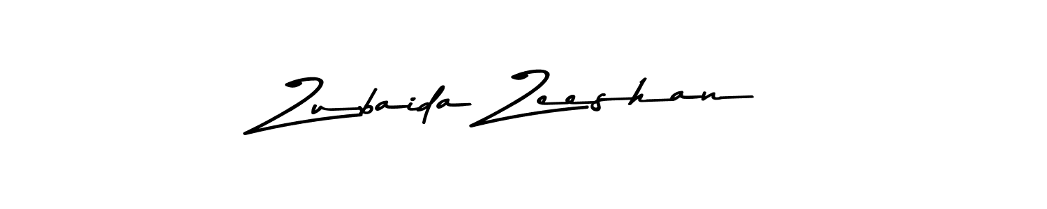 How to make Zubaida Zeeshan signature? Asem Kandis PERSONAL USE is a professional autograph style. Create handwritten signature for Zubaida Zeeshan name. Zubaida Zeeshan signature style 9 images and pictures png