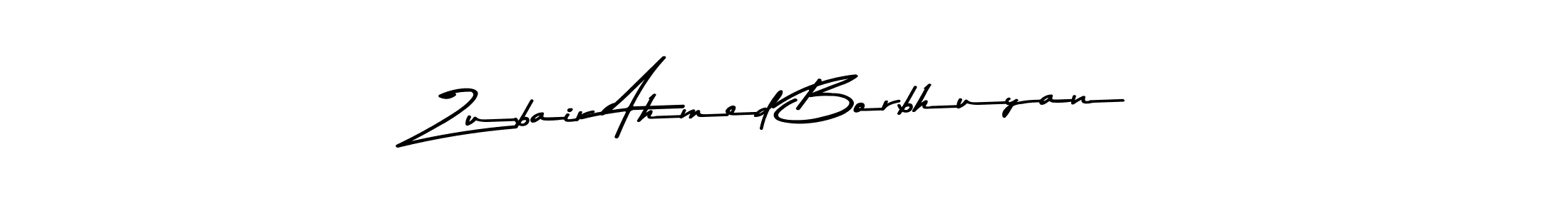 Use a signature maker to create a handwritten signature online. With this signature software, you can design (Asem Kandis PERSONAL USE) your own signature for name Zubair Ahmed Borbhuyan. Zubair Ahmed Borbhuyan signature style 9 images and pictures png