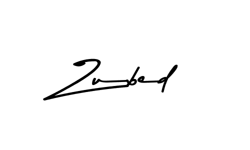 Zubed stylish signature style. Best Handwritten Sign (Asem Kandis PERSONAL USE) for my name. Handwritten Signature Collection Ideas for my name Zubed. Zubed signature style 9 images and pictures png