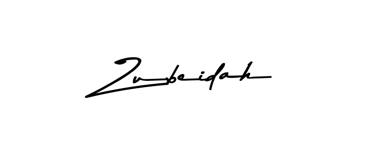 How to make Zubeidah signature? Asem Kandis PERSONAL USE is a professional autograph style. Create handwritten signature for Zubeidah name. Zubeidah signature style 9 images and pictures png