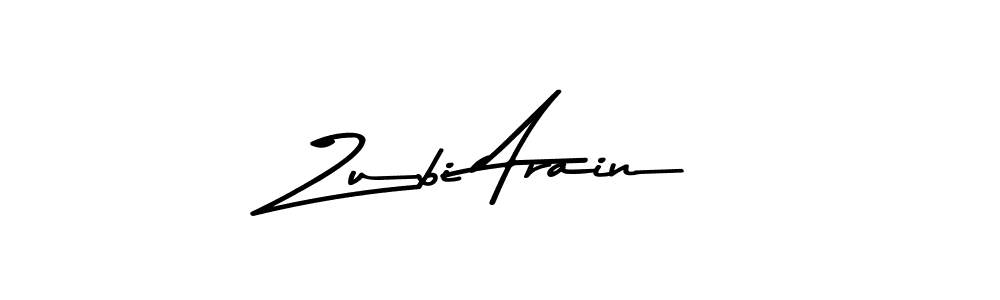 How to make Zubi Arain signature? Asem Kandis PERSONAL USE is a professional autograph style. Create handwritten signature for Zubi Arain name. Zubi Arain signature style 9 images and pictures png