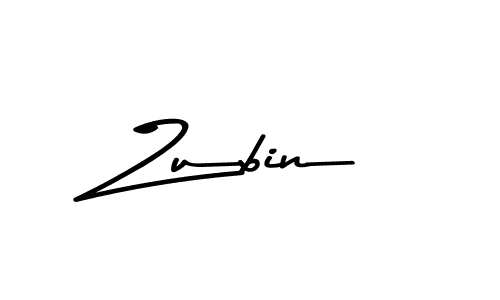 How to make Zubin name signature. Use Asem Kandis PERSONAL USE style for creating short signs online. This is the latest handwritten sign. Zubin signature style 9 images and pictures png
