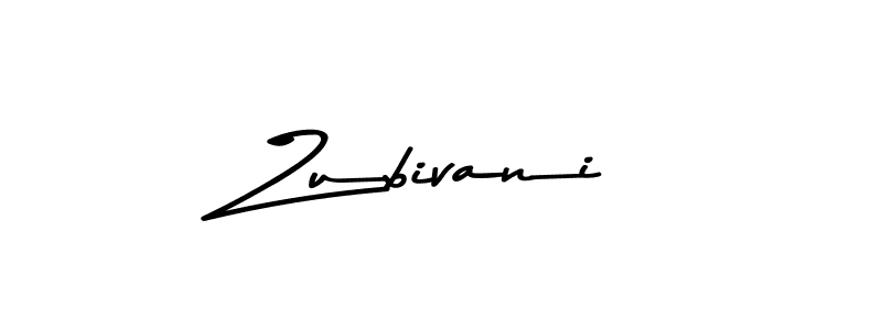 How to make Zubivani name signature. Use Asem Kandis PERSONAL USE style for creating short signs online. This is the latest handwritten sign. Zubivani signature style 9 images and pictures png