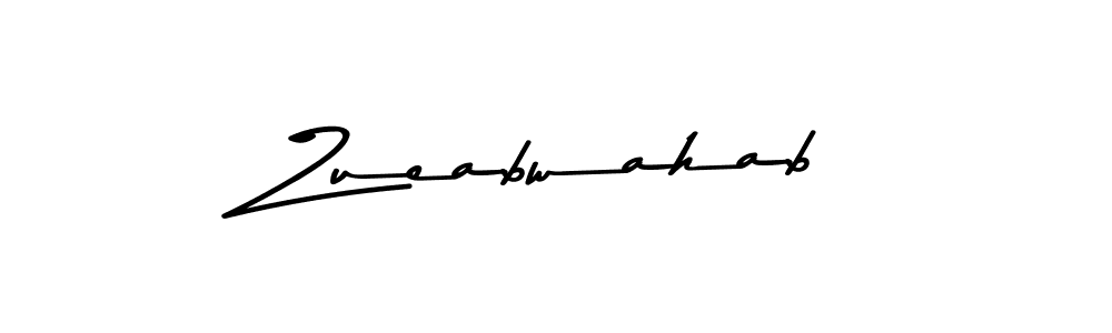 This is the best signature style for the Zueabwahab name. Also you like these signature font (Asem Kandis PERSONAL USE). Mix name signature. Zueabwahab signature style 9 images and pictures png