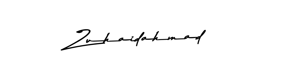 Zuhaidahmad stylish signature style. Best Handwritten Sign (Asem Kandis PERSONAL USE) for my name. Handwritten Signature Collection Ideas for my name Zuhaidahmad. Zuhaidahmad signature style 9 images and pictures png