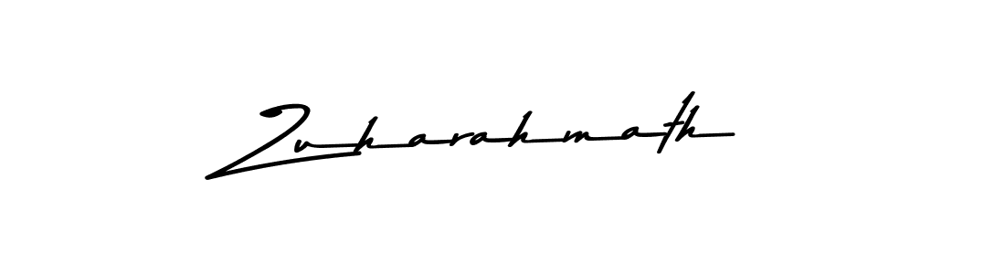 How to make Zuharahmath signature? Asem Kandis PERSONAL USE is a professional autograph style. Create handwritten signature for Zuharahmath name. Zuharahmath signature style 9 images and pictures png
