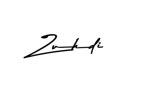 Zuhdi stylish signature style. Best Handwritten Sign (Asem Kandis PERSONAL USE) for my name. Handwritten Signature Collection Ideas for my name Zuhdi. Zuhdi signature style 9 images and pictures png