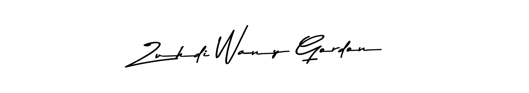 Asem Kandis PERSONAL USE is a professional signature style that is perfect for those who want to add a touch of class to their signature. It is also a great choice for those who want to make their signature more unique. Get Zuhdi Wany Gordon name to fancy signature for free. Zuhdi Wany Gordon signature style 9 images and pictures png