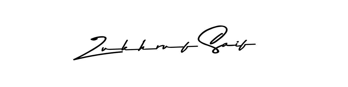 Check out images of Autograph of Zukhruf Saif name. Actor Zukhruf Saif Signature Style. Asem Kandis PERSONAL USE is a professional sign style online. Zukhruf Saif signature style 9 images and pictures png