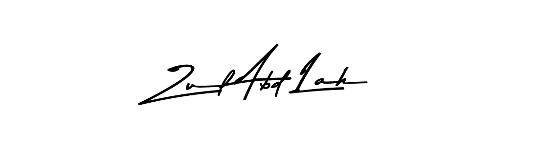 Make a beautiful signature design for name Zul Abd Lah. Use this online signature maker to create a handwritten signature for free. Zul Abd Lah signature style 9 images and pictures png