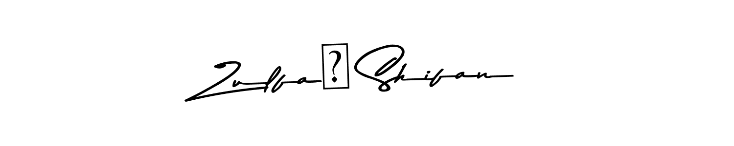 You should practise on your own different ways (Asem Kandis PERSONAL USE) to write your name (Zulfa♡ Shifan) in signature. don't let someone else do it for you. Zulfa♡ Shifan signature style 9 images and pictures png