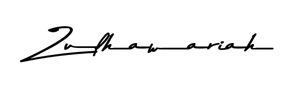 Make a beautiful signature design for name Zulhawariah. With this signature (Asem Kandis PERSONAL USE) style, you can create a handwritten signature for free. Zulhawariah signature style 9 images and pictures png