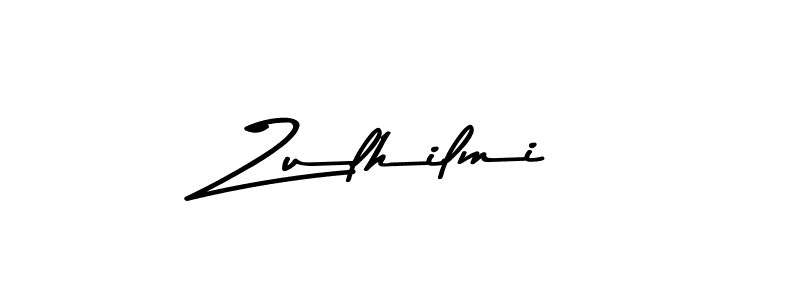 Create a beautiful signature design for name Zulhilmi. With this signature (Asem Kandis PERSONAL USE) fonts, you can make a handwritten signature for free. Zulhilmi signature style 9 images and pictures png