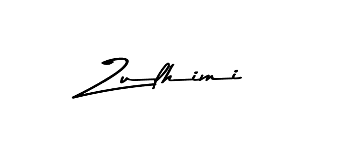 Create a beautiful signature design for name Zulhimi. With this signature (Asem Kandis PERSONAL USE) fonts, you can make a handwritten signature for free. Zulhimi signature style 9 images and pictures png