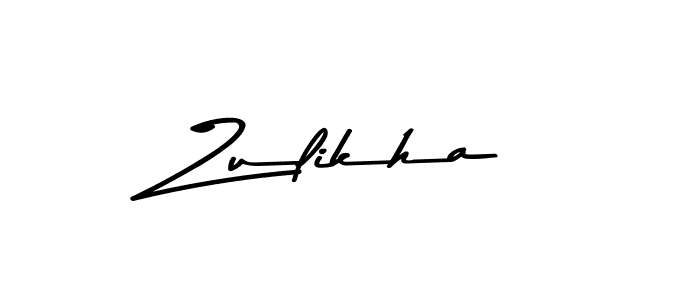 How to make Zulikha signature? Asem Kandis PERSONAL USE is a professional autograph style. Create handwritten signature for Zulikha name. Zulikha signature style 9 images and pictures png