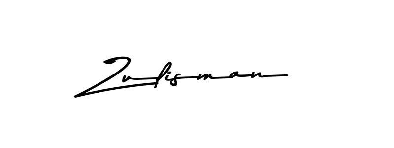 Use a signature maker to create a handwritten signature online. With this signature software, you can design (Asem Kandis PERSONAL USE) your own signature for name Zulisman. Zulisman signature style 9 images and pictures png