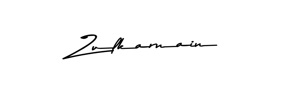 How to make Zulkarnain name signature. Use Asem Kandis PERSONAL USE style for creating short signs online. This is the latest handwritten sign. Zulkarnain signature style 9 images and pictures png