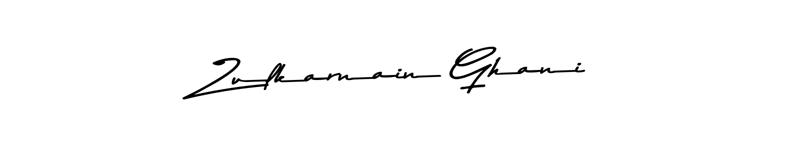 Make a beautiful signature design for name Zulkarnain Ghani. With this signature (Asem Kandis PERSONAL USE) style, you can create a handwritten signature for free. Zulkarnain Ghani signature style 9 images and pictures png