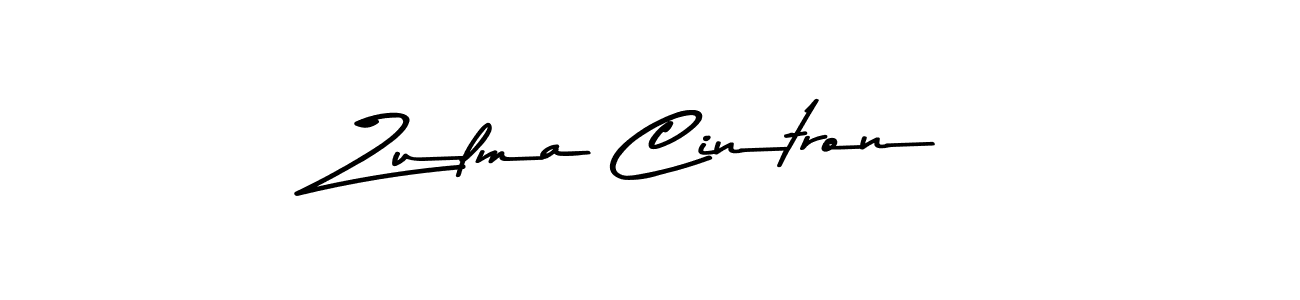 Design your own signature with our free online signature maker. With this signature software, you can create a handwritten (Asem Kandis PERSONAL USE) signature for name Zulma Cintron. Zulma Cintron signature style 9 images and pictures png