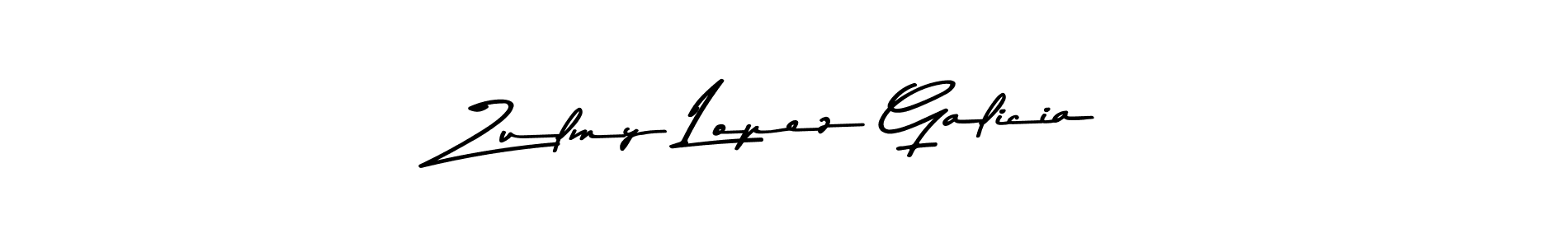 Use a signature maker to create a handwritten signature online. With this signature software, you can design (Asem Kandis PERSONAL USE) your own signature for name Zulmy Lopez Galicia. Zulmy Lopez Galicia signature style 9 images and pictures png