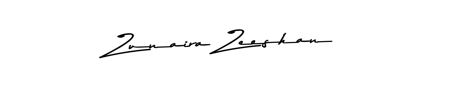 Also we have Zunaira Zeeshan name is the best signature style. Create professional handwritten signature collection using Asem Kandis PERSONAL USE autograph style. Zunaira Zeeshan signature style 9 images and pictures png