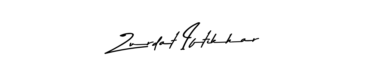 Use a signature maker to create a handwritten signature online. With this signature software, you can design (Asem Kandis PERSONAL USE) your own signature for name Zurdat Iftikhar. Zurdat Iftikhar signature style 9 images and pictures png