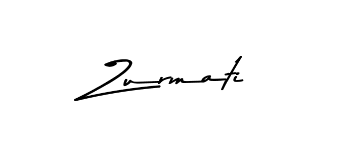 How to make Zurmati signature? Asem Kandis PERSONAL USE is a professional autograph style. Create handwritten signature for Zurmati name. Zurmati signature style 9 images and pictures png