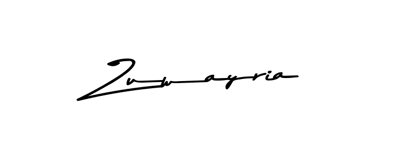 Create a beautiful signature design for name Zuwayria. With this signature (Asem Kandis PERSONAL USE) fonts, you can make a handwritten signature for free. Zuwayria signature style 9 images and pictures png