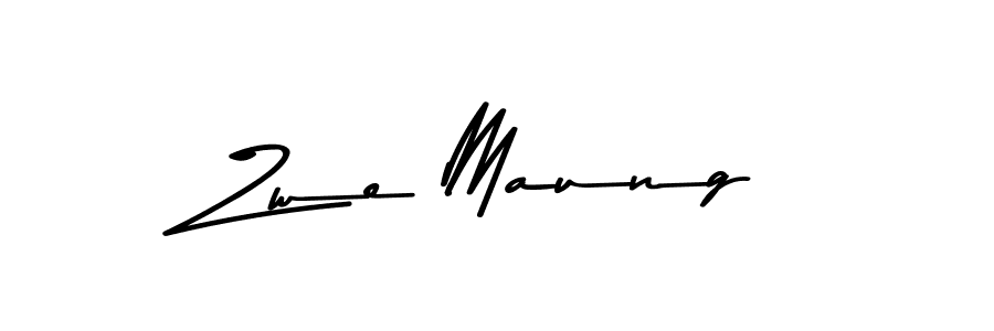 Design your own signature with our free online signature maker. With this signature software, you can create a handwritten (Asem Kandis PERSONAL USE) signature for name Zwe Maung. Zwe Maung signature style 9 images and pictures png