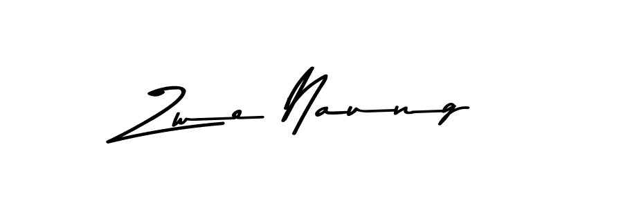 Zwe Naung stylish signature style. Best Handwritten Sign (Asem Kandis PERSONAL USE) for my name. Handwritten Signature Collection Ideas for my name Zwe Naung. Zwe Naung signature style 9 images and pictures png