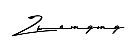 Personalize your online presence with Zwemgmg signature rendered in elegant Asem Kandis PERSONAL USE font. Great for website footers and blogs. Zwemgmg signature style 9 images and pictures png