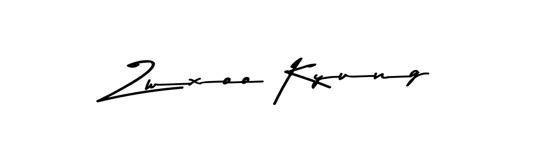 How to make Zwxoo Kyung signature? Asem Kandis PERSONAL USE is a professional autograph style. Create handwritten signature for Zwxoo Kyung name. Zwxoo Kyung signature style 9 images and pictures png