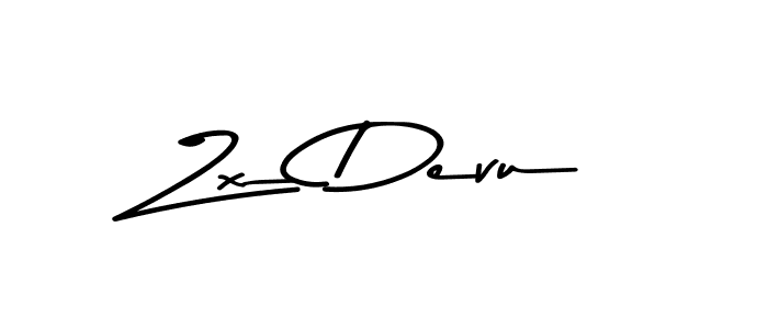 How to make Zx Devu signature? Asem Kandis PERSONAL USE is a professional autograph style. Create handwritten signature for Zx Devu name. Zx Devu signature style 9 images and pictures png