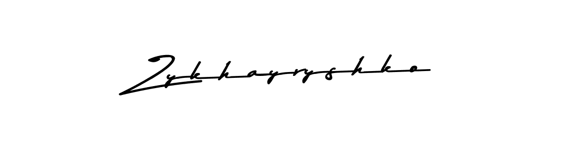 It looks lik you need a new signature style for name Zykhayryshko. Design unique handwritten (Asem Kandis PERSONAL USE) signature with our free signature maker in just a few clicks. Zykhayryshko signature style 9 images and pictures png