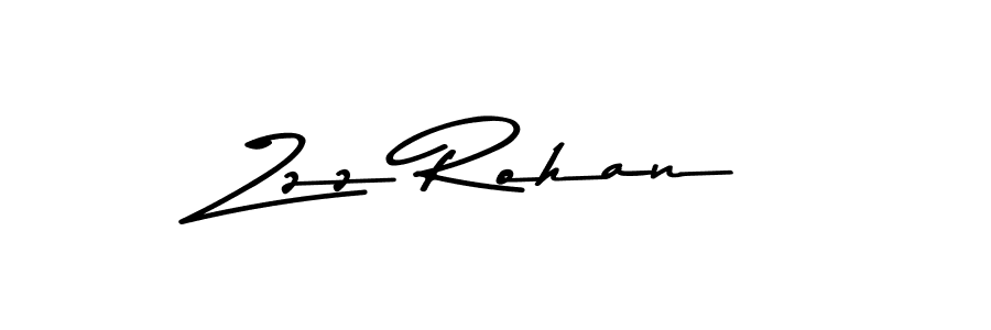 Zzz Rohan stylish signature style. Best Handwritten Sign (Asem Kandis PERSONAL USE) for my name. Handwritten Signature Collection Ideas for my name Zzz Rohan. Zzz Rohan signature style 9 images and pictures png